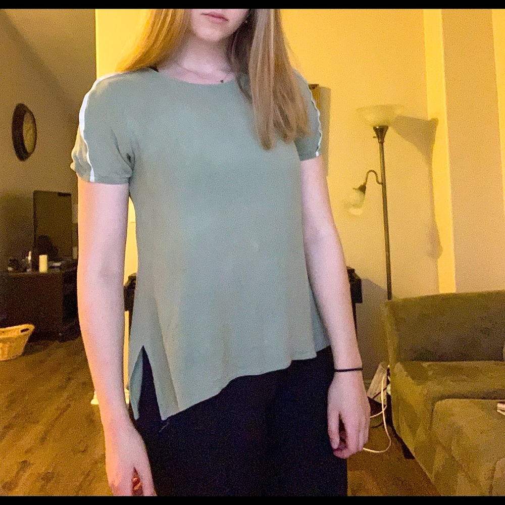 Emberley olive green top